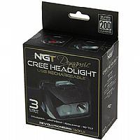 NGT - Dynamic Cree Light  USB Rechargable (200 Lumens)