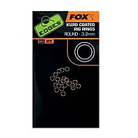 Fox - Edges Kuro Coated Rig Rings - Round 3,2 mm