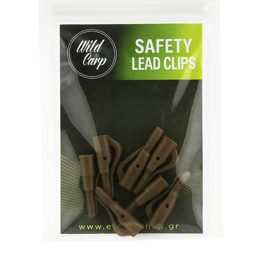 Escapeshop - Lead safety clips with PIN + Tail rubbers Muddy