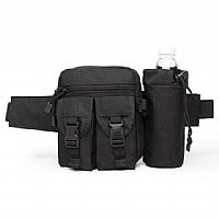Tactical Waist Bag With Water Bottle Attachment