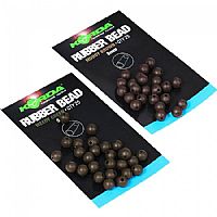Korda - Safe Zone Rubber Beads Brown 5mm