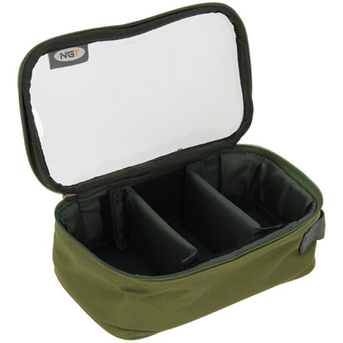 NGT - Lead Bag 3 Compartment Clear Top Lead Bag