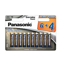 Panasonic Μπαταρίες Αλκαλικές Everyday Power AA (6 τεμ+4 Δώρο)