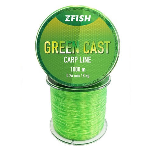 ZFish - Green Cast Carp Line 1000m - 0.28mm