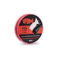 Spomb - Braid 300m 9kg 20lb RED 0.18mm