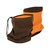 Somlys - Neckwarmer Orange/Brown Reversible 886 