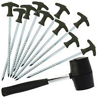 NGT - Bivvy Peg Set - 10 x 8 (20cm)