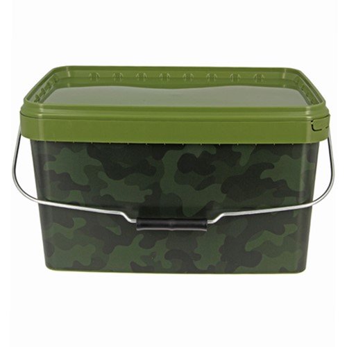 NGT - Square Camo Bucket 12.5L