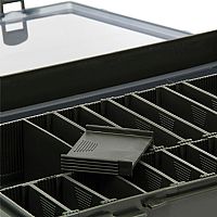 NGT - 7+1 Tackle Box - Tackle Box with 6 Bit Boxes and Rig Board