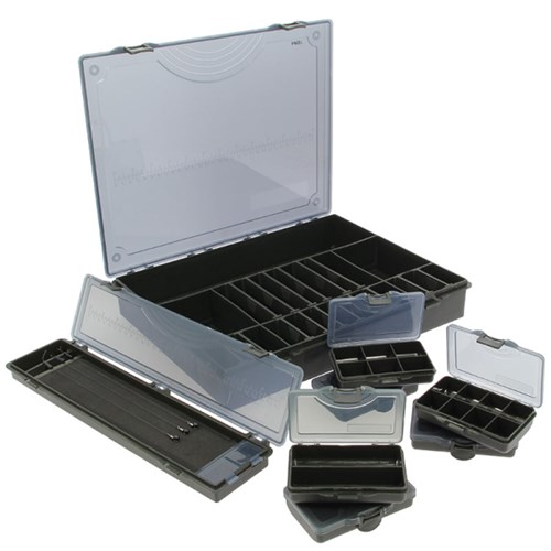 NGT - 7+1 Tackle Box - Tackle Box with 6 Bit Boxes and Rig Board