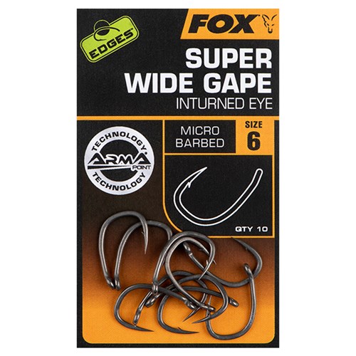Fox - Edges Super Wide Gape (In-Turned Eye) - 6