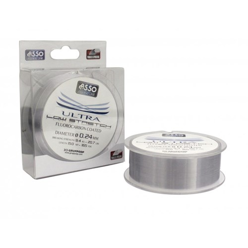 Asso - Ultra Low Stretch Fishing Line 150m - 0.20mm