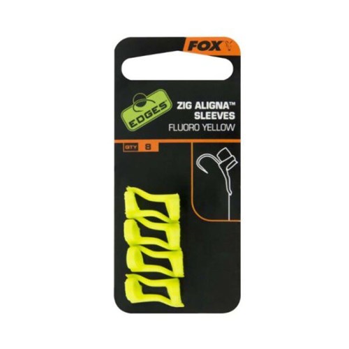 Fox - Edges Zig Aligna Sleeves artificial lures (yellow)
