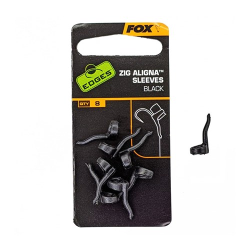 Fox - Edges Zig Aligna Sleeves artificial lures (black)
