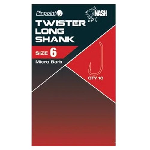 Nash - Twister Long Shank Size 6