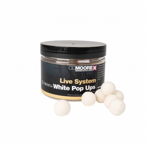 CCMoore - Live System White Pop Ups 13-14mm