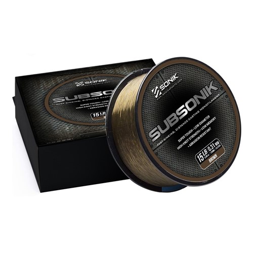 Sonik - Subsonik Brown Monofilament 1200m 0.38mm