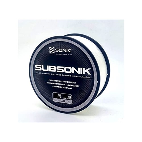 Sonik - Subsonik Clear Monofilament 1200m 0.38mm
