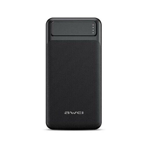 Awei - Power Bank P6K 20000mAh με 2 Θύρες USB-A Μαύρο