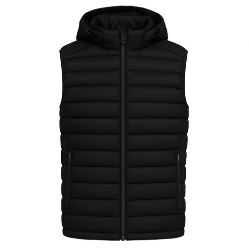 Palablu - Ανδρικό Aμάνικο Μπουφάν Μαύρο