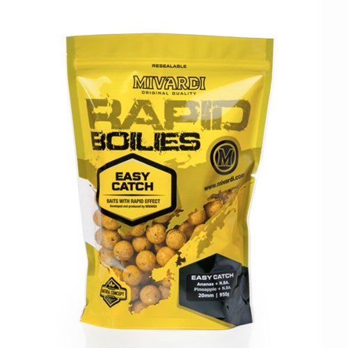 Mivardi - Rapid Boilies Easy Catch - Pineapple + N.BA. (950g | 20mm)