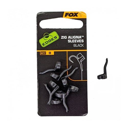Fox - Edges Zig Aligna Sleeves artificial lures (black)