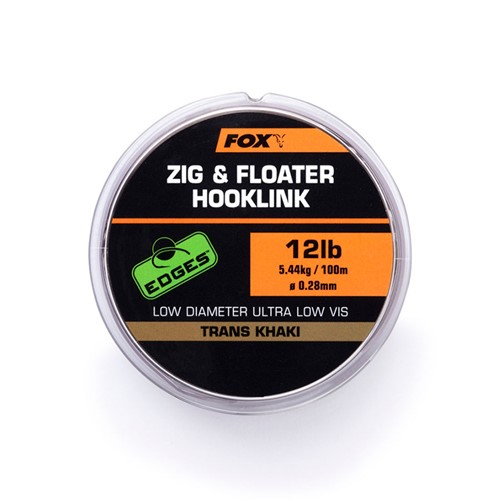Fox - Edges Zig & Floater Hooklink 15lb - 0.30mm x100m