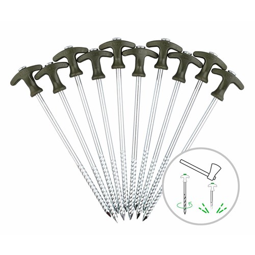 ZFish - Bivvy Peg Set 25Cm/10Pcs