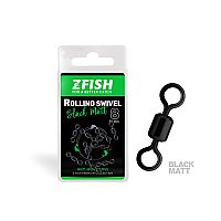 ZFish - Rolling Swivel Black Matt Size 8