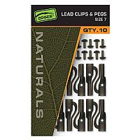 Fox - Naturals Size 7 Lead Clips & pegs
