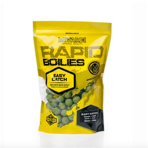 Mivardi - Rapid Boilies Easy Catch - Garlic + Chilli (950g | 24mm)