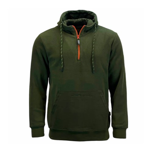 Game - Mens Trail Fleece Hoodie Green