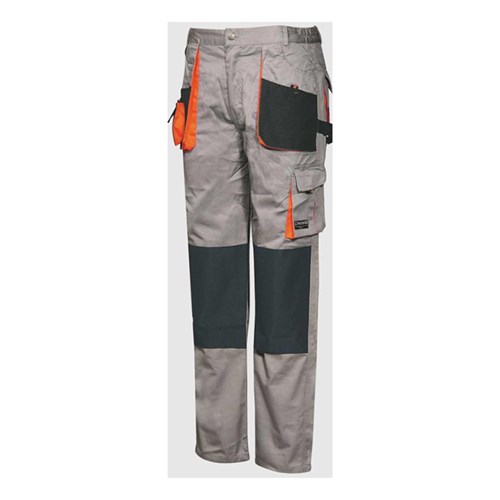 Fageo - Παντελόνι Με Ενίσχυση Oxford Grey/Orange