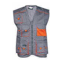 Fageo - Γιλέκο εργασίας Γκρι/Πορτοκαλί