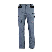 Fageo - Παντελόνι Εργατικό Strech Γκρι/Μαύρο