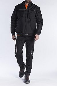 Fageo - Παντελόνι Εργασίας Δίχρωμο Γκρι/Πορτοκαλί