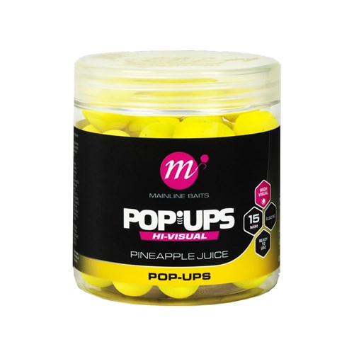 Mainline - Hi-Visual Pop-Ups Bright Yellow Pineapple Juice 15mm