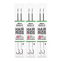Korda - Basix Hair Rigs Wide Gape 4 25lb