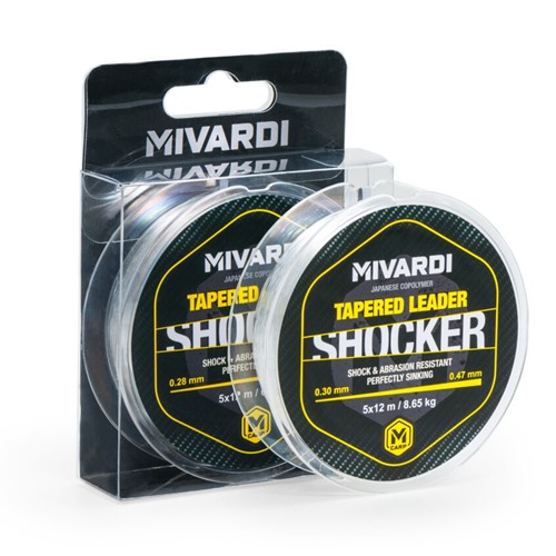 Mivardi - Shocker Tapered Leader 0.30-0.47mm 5x15m