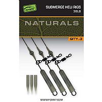 Fox - Naturals Submerged Heli Rigs 40lb x 3