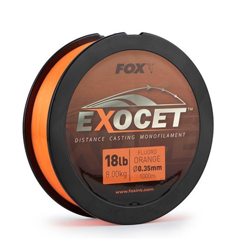 Fox - Exocet Fluoro Orange Mono 0.30mm 14lb / 6.5kg (1000m)