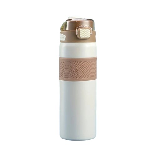 Φορητό παγούρι θερμός White/Brown 600ml