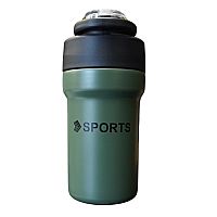 Φορητό παγούρι-θερμός με καλαμάκι - 500ml Green