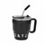 Φορητό παγούρι θερμός κούπα με καλαμάκι - 450ml Black