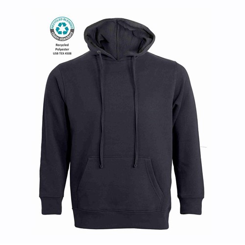 K-Prime Μπλούζα Φούτερ Με Κουκούλα 330gsm Μαύρη