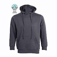 K-Prime Μπλούζα Φούτερ Με Κουκούλα 330gsm Charcoal