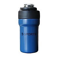 Φορητό παγούρι-θερμός με καλαμάκι - 500ml Blue