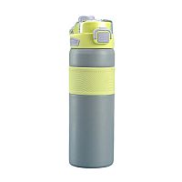 Φορητό παγούρι θερμός Grey/Green 600ml