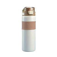 Φορητό παγούρι θερμός White/Brown 600ml