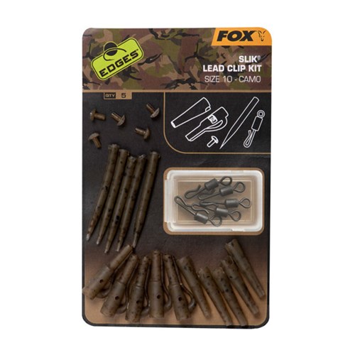 Fox - Edges Camo Slik Lead Clip Kit (Size 10)